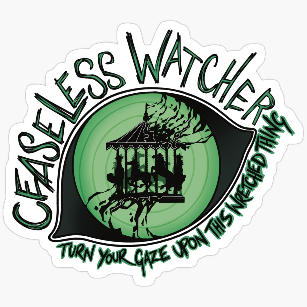 DOPASTICKER The Magnus Archives: Ceaseless Watcher Sticker. Gift You ...
