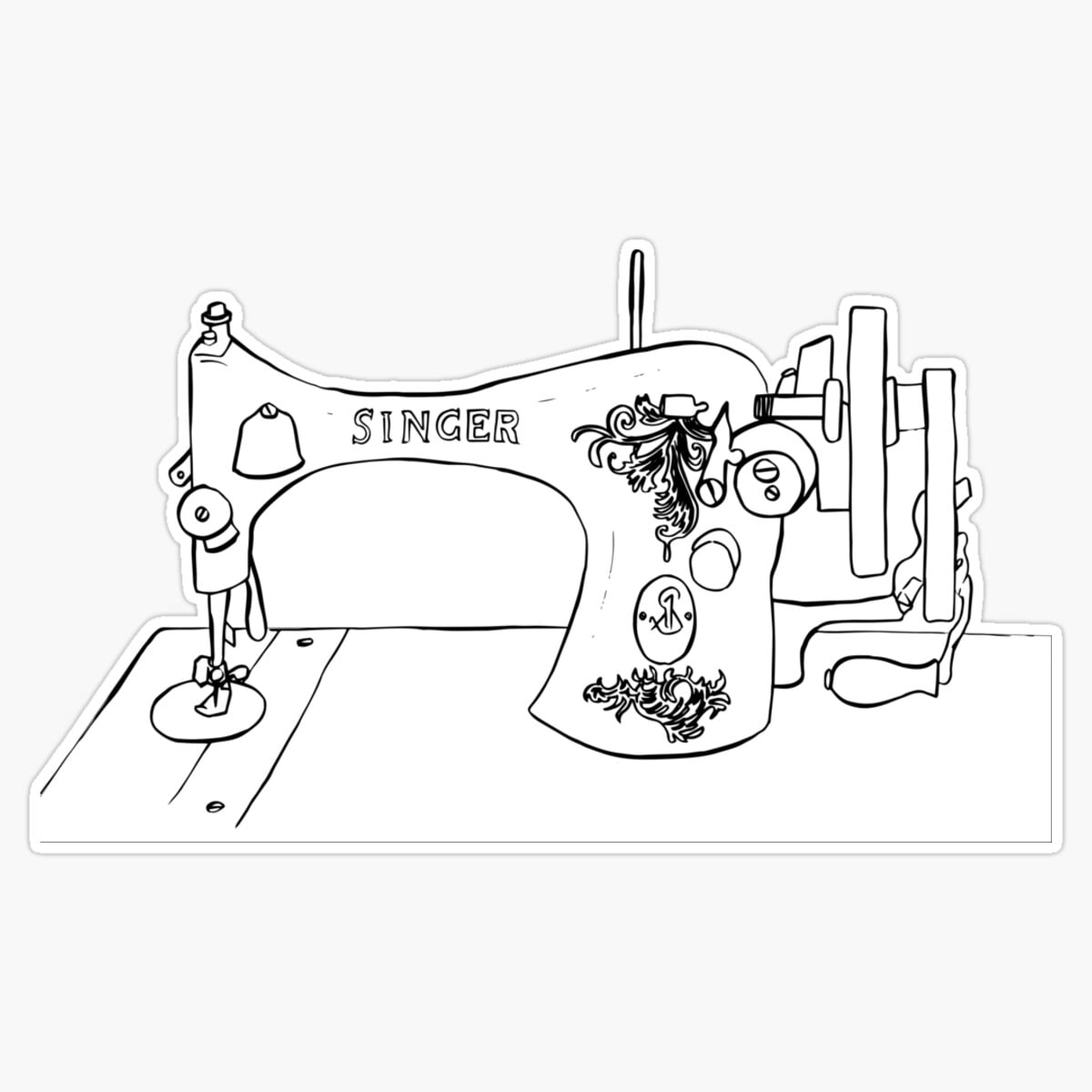 DOPASTICKER The Singer, My Singer Sticker, Phone Sticker Car Sticker ...