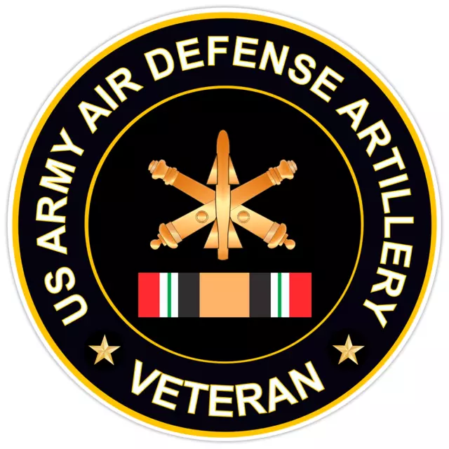DOPASTICKER Us Army Air Defense Artillery Veteran Sticker Military ...