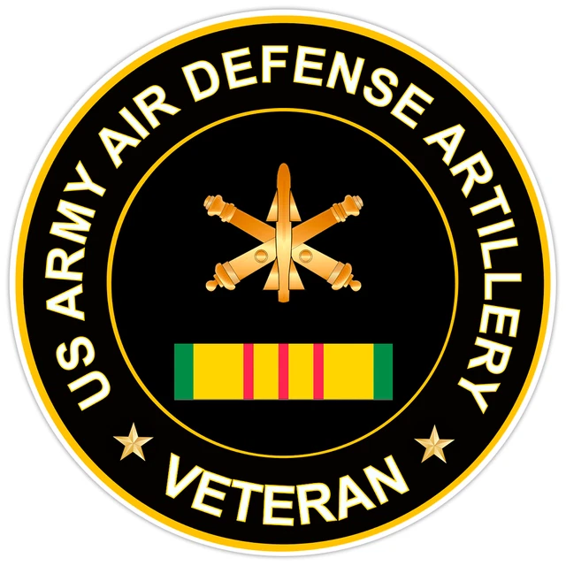 DOPASTICKER Us Army Air Defense Artillery Veteran Sticker Military ...