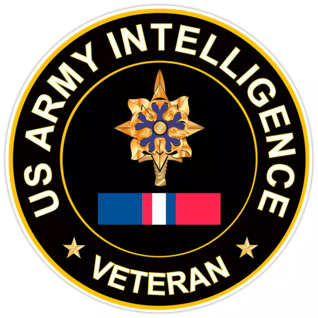 DOPASTICKER Us Army Intelligence Veteran Sticker Military Soldier Decal ...