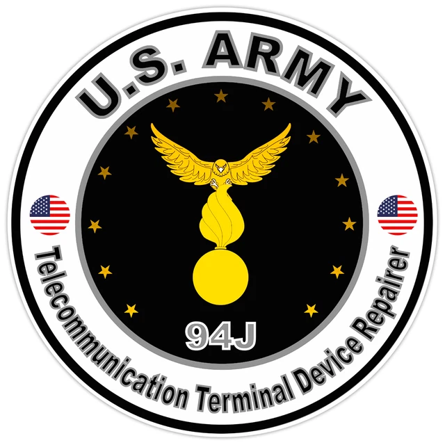 DOPASTICKER Us Army Telecommunication Terminal Device Repairer Sticker ...