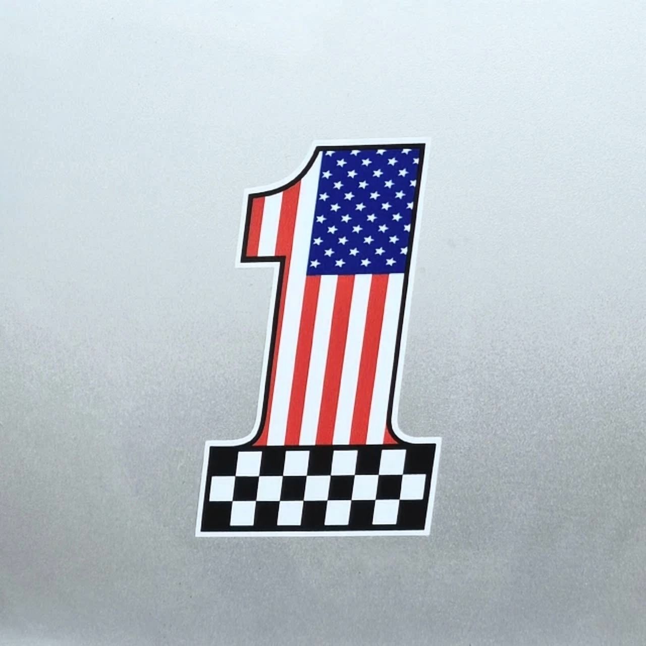 DOPASTICKER Usa American Flag No.1 Racing Motorsport Sticker Decal For ...