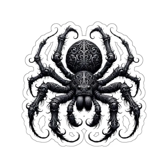 DOPASTICKER Victorian Gothic Spider Artwork Insect Creepy Horror ...