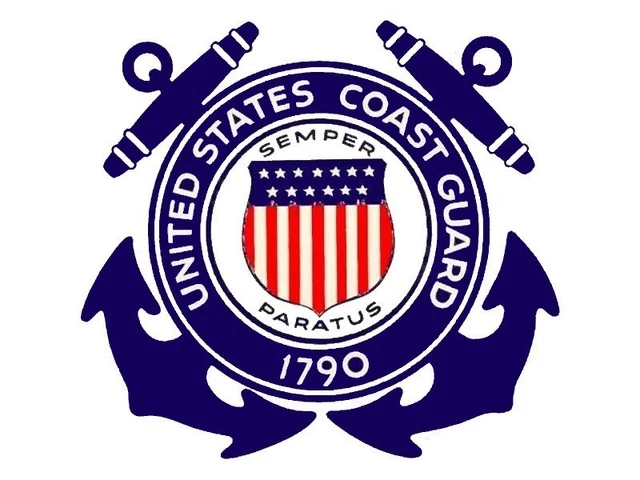 DOPASTICKER Vintage Coast Guard Anchors Emblem Sticker - Us Military ...