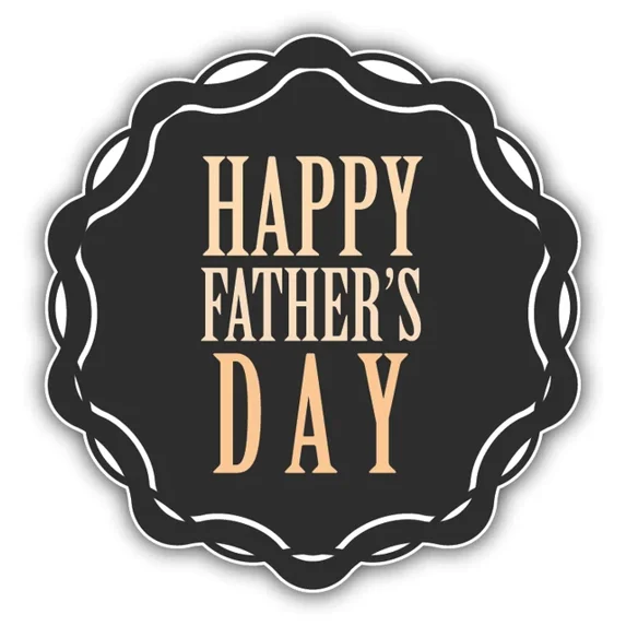 DOPASTICKER Vintage Happy Father'S Day Label Car Sticker Phone Water ...