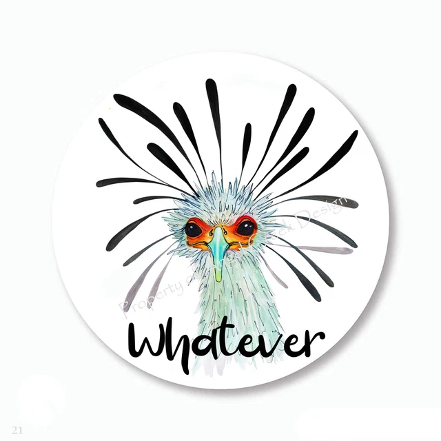 DOPASTICKER Whatever Bird Emu Scrapbook Stickers Bird Phone Decal Water ...
