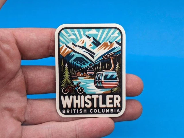 DOPASTICKER Whistler Travel Sticker British Columbia Decal For Suitcase ...