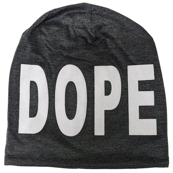 DOPE Charcoal Cotton Blend Beanie Hat
