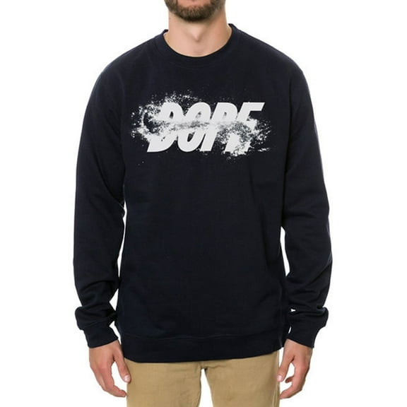 DOPE Mens The Blown Sweatshirt, Blue, Small