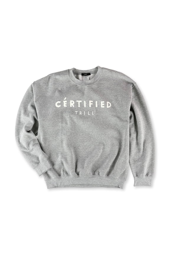 Mens The Certified Sweatshirt, Grey, Medium