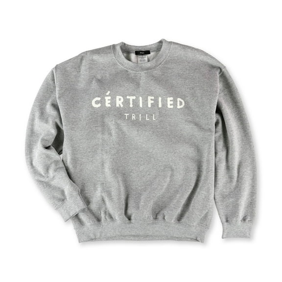 DOPE Mens The Certified Sweatshirt, Grey, Medium