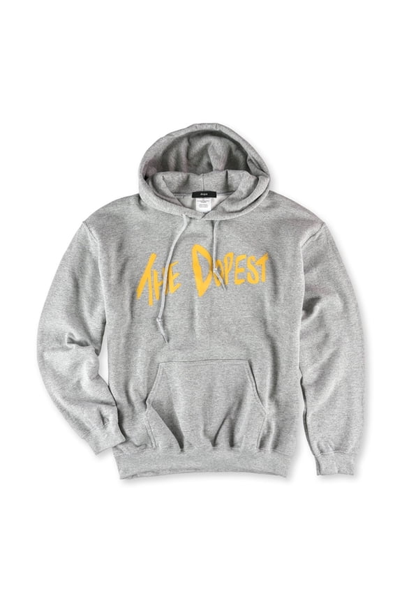 DOPE Mens The Dopest Hoodie Sweatshirt, Grey, Large