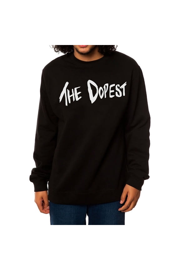 Mens The Dopest Sweatshirt, Black, X-Large