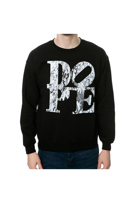 Mens The Foiled Sweatshirt, Black, Small