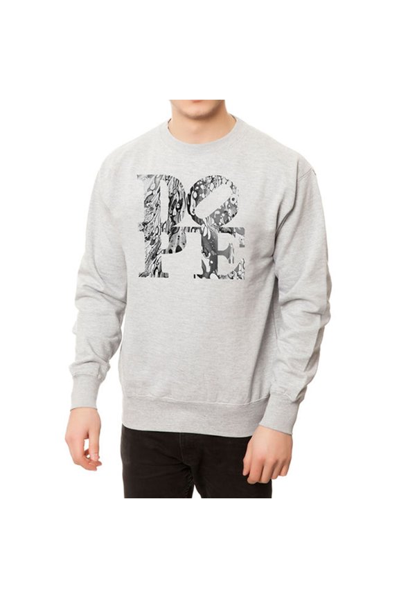 Mens The Foiled Sweatshirt, Grey, Large