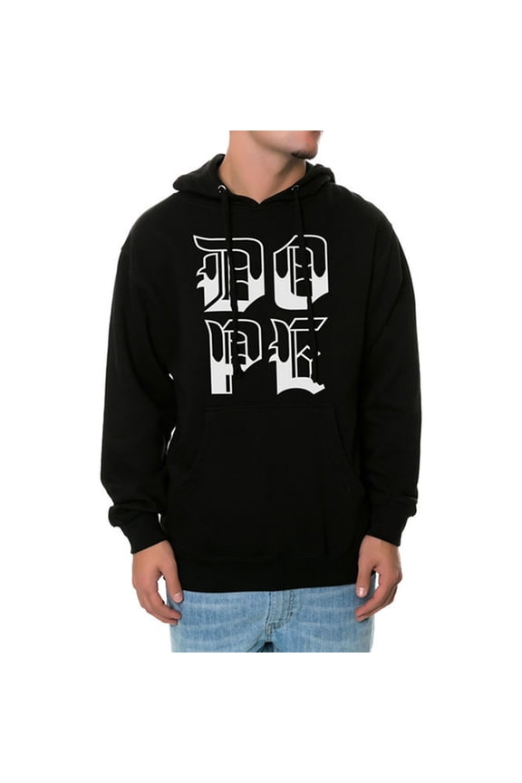 Mens The Mob Hoodie Sweatshirt, Black, Small