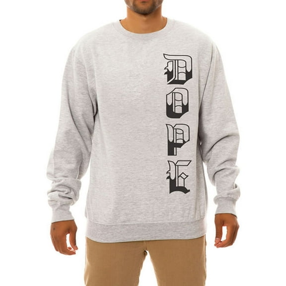 DOPE Mens The Mob Sweatshirt, Grey, Small