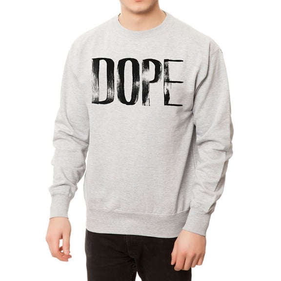 DOPE Mens The Painted Sweatshirt, Grey, Large