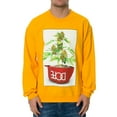 thumbnail image 1 of DOPE Mens The Potted Sweatshirt, Yellow, Large, 1 of 2