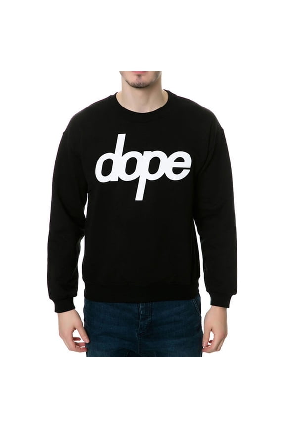 Mens The Touring Crewneck Sweatshirt, Black, X-Large