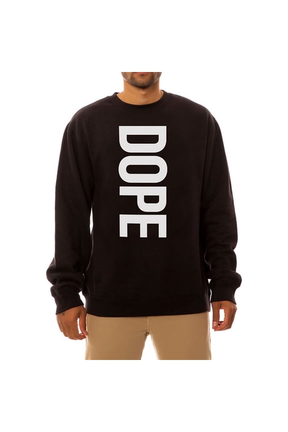 Mens The Vertical Sweatshirt, Black, Medium