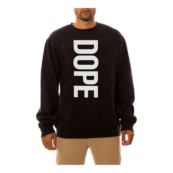 DOPE Mens The Vertical Sweatshirt, Black, X-Large