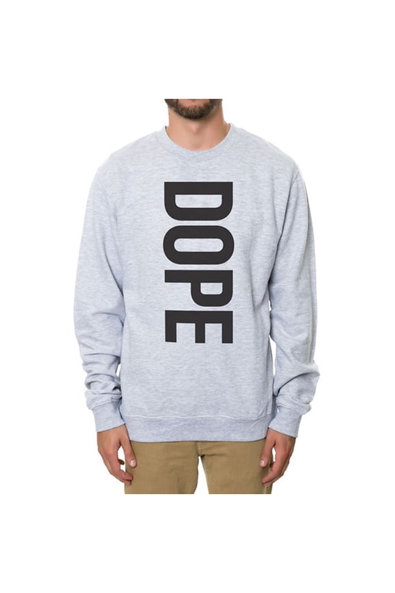 Mens The Vertical Sweatshirt, Grey, Medium