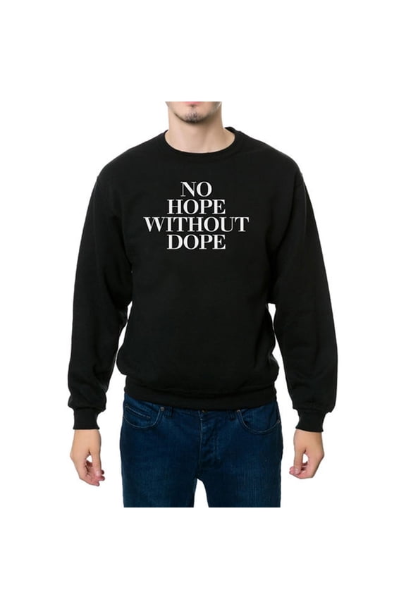 Mens The Without Sweatshirt, Black, Medium