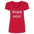 thumbnail image 1 of DOPE SOUL Womens V-Neck T-Shirt, 1 of 2
