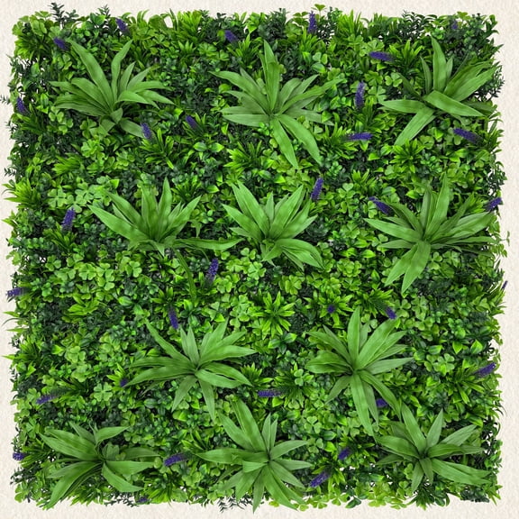 DOPGIB 20 X 20 in 12P Artificial Greenery Plant Hedge Wall, UV-Resistant Faux Boxwood Panel Cover for Backyard, Garden, Patio, Balcony, Indoor Outdoor Decor