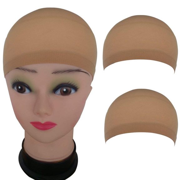 DOPI 12 Pack Wig Caps Hair Mesh Wig Cap Hair Nets Wig Stretchable Elastic Hair Net(2Pack)