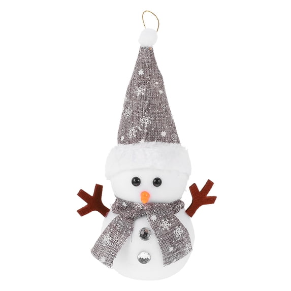 DOPI 1pc Christmas Decoration Snowman Plush Doll Ornaments Lovely Party Decoration
