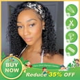 thumbnail image 1 of DOPI Black 16" Curly Headband Wig, 1 of 6