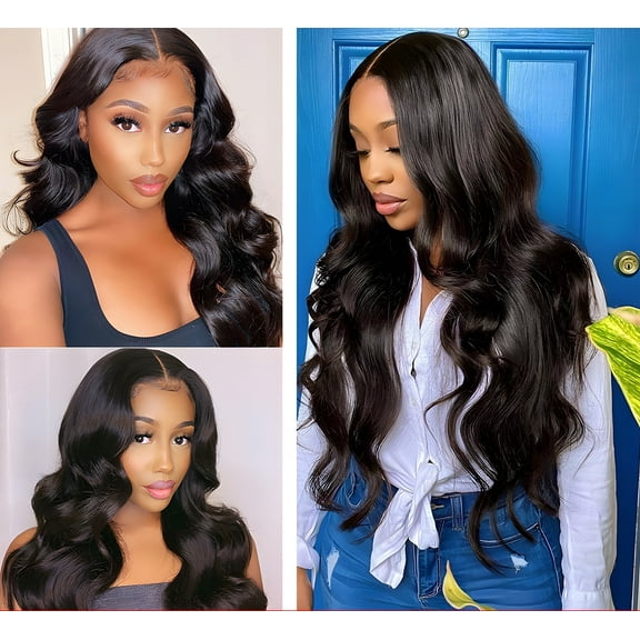 DOPI Body Wave Frontal Wig 13x4 Lace Front Wigs for Women Human Hair 180% Density Hair Natural