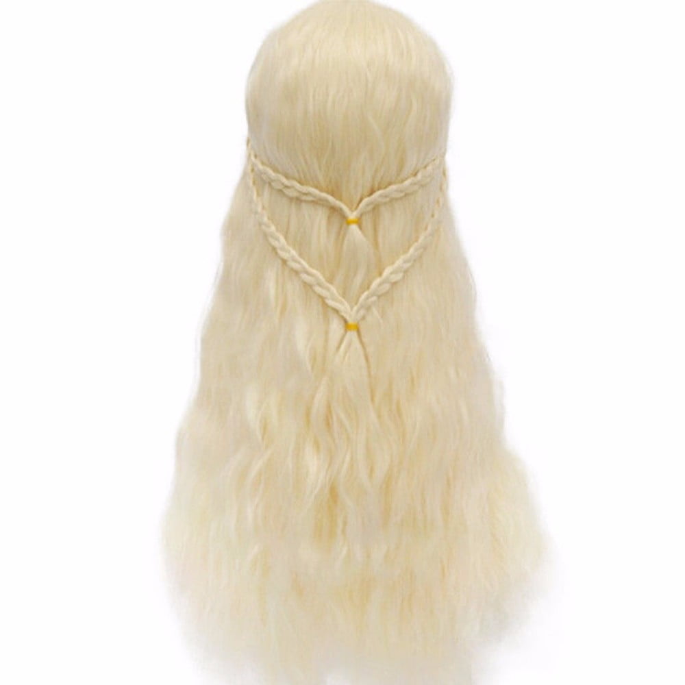 DOPI Brazilian Virgin Hair Full Lace Cap Band Human Hair Wigs For Black Women Daenerys Targaryen Wig Hair Women Masquerade