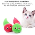 thumbnail image 1 of DOPI Cat Toy Interactive Caterpillar Design Plush Clean Teeth Chewing Toy with Catnip Pet Supplies, 1 of 8