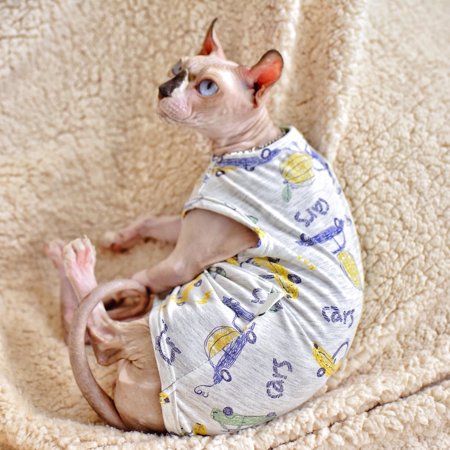 DOPI Close-fitting Cats Vest Sleeveless Cotton Windproof Jackets Pet Clothes Pet Supplies