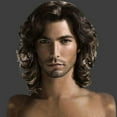 thumbnail image 1 of DOPI Color Cool Handsome Wigs Men's Fashion Short Chocolate Hair Natural Wig wig, 1 of 1