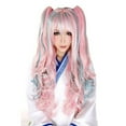 thumbnail image 1 of DOPI Colorful Beautiful Long Cosplay Full Front Hair Girl Curly Synthetic Wig, 1 of 4