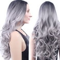 thumbnail image 1 of DOPI Daily Wig Long Party Cosplay Hair Curly Shoulder Holiday Bob Women's With Bangs wig, 1 of 1