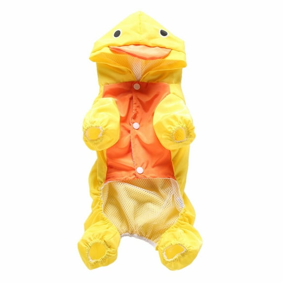 DOPI Dog Raincoat Large Dog Golden Big Pet Raincoat Reflective Dog Clothes Raincoat