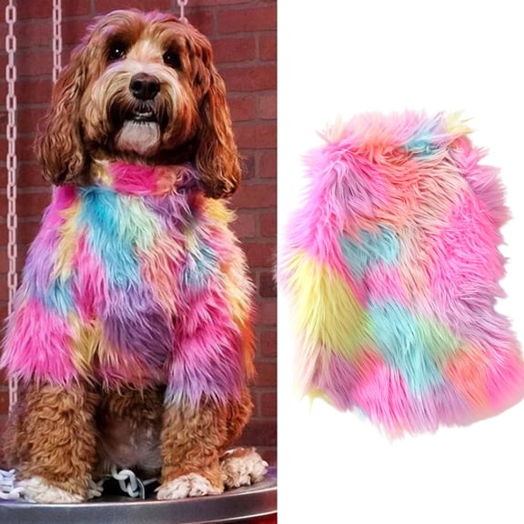 DOPI Dog Sweater Multicolor Design Hand Washable Pullover Cat Dog Winter Two-legged Clothing Puppy Costume