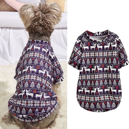 DOPI Dog Winter Clothing Christmas Print Keep Warm Pullover Puppy Sweater Pet Sweater Pet Clothes