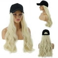 thumbnail image 1 of DOPI Long curls Wig Cap Long Hair Baseball Cap Ball Caps Casual Hat With Wig, 1 of 1