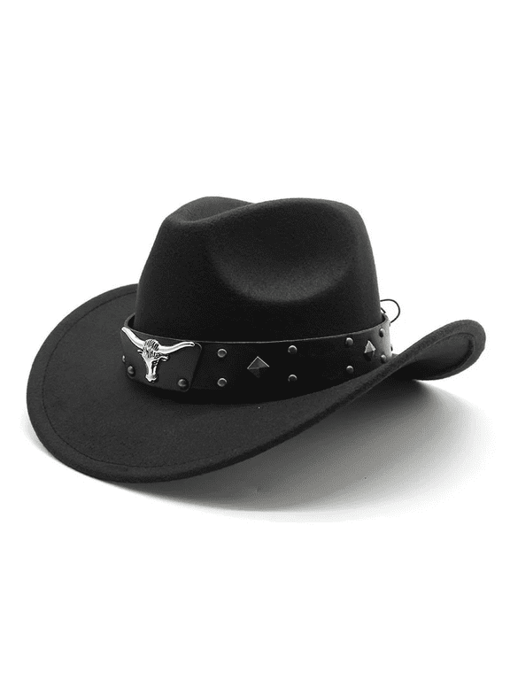 Men Hat & Women's Woven Classic Cattleman Hat Winter Outdoor Cowboy Baseball Caps KhakiOne size