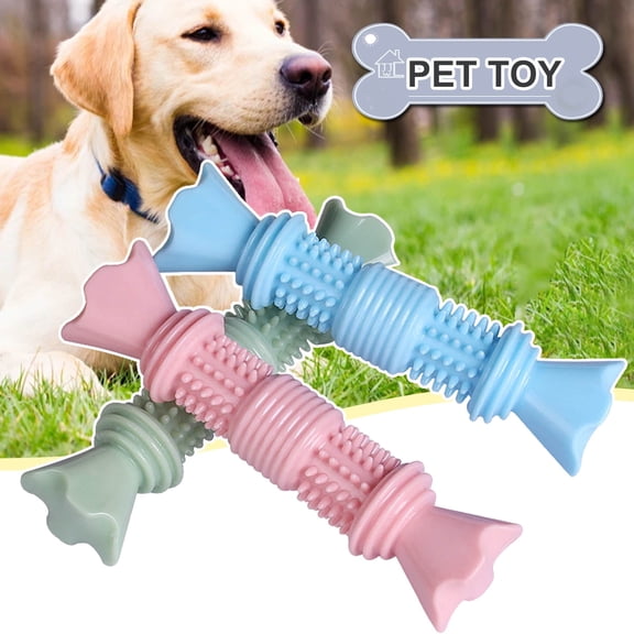 DOPI Molar Stick Toy Candy Shape Wear-resistant Reusable Puppy Teething Chew Toys Pet Gift