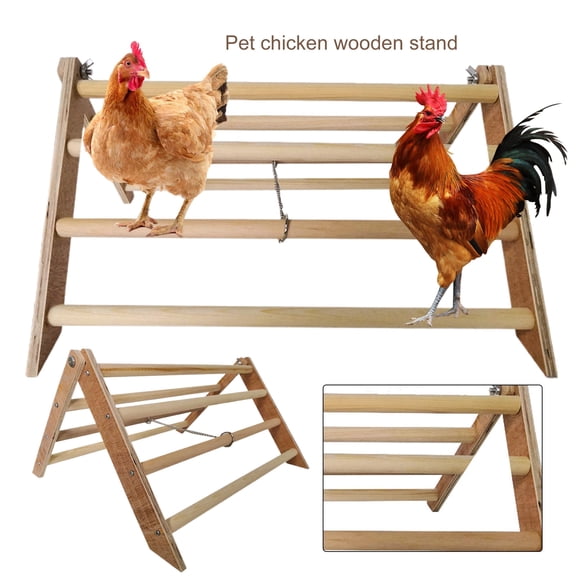 DOPI Parrot Perch Natural Minimalistic Long Lifespan Parrot Pet Chicken Perch Stand for Home