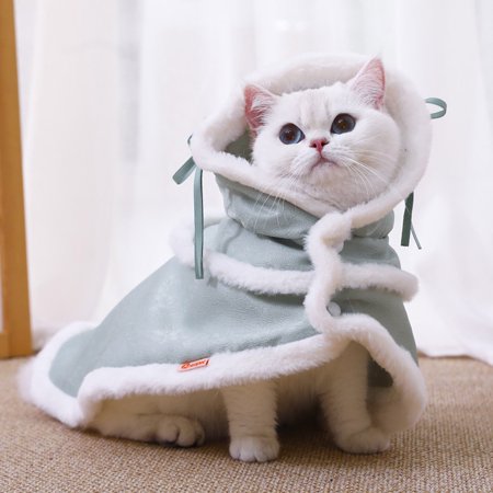 DOPI Pet Cloak Dual-use Keep Warmth Skin Friendly Fashion Pet Dogs Cape Costume for Winter