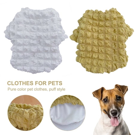 DOPI Pet Pullover Puffs Plaid Dress-up Adorable Fashion Pet Dogs Cats Sweatshirt for Medium Small Dogs